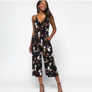 Kaileigh Rica Knit Crop Jumpsuit Resort M